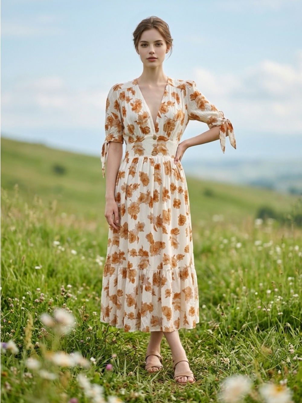 Altr’d State floral midi